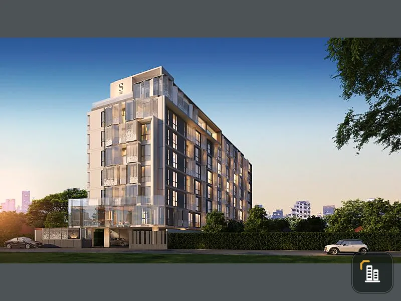 Condo for sale, sign sukhumvit 50, size 26.49 sq.m., 5th floor, outside view, unblocked view, near bts, do not miss