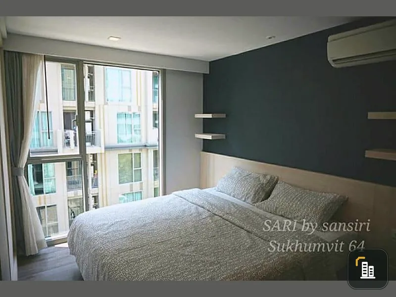 Condo for sale / rent, Sari by Sansiri, 1 bedroom, 1 bath, beautiful decorated room, fully furnished, ready to move in, cheap, urgent booking
