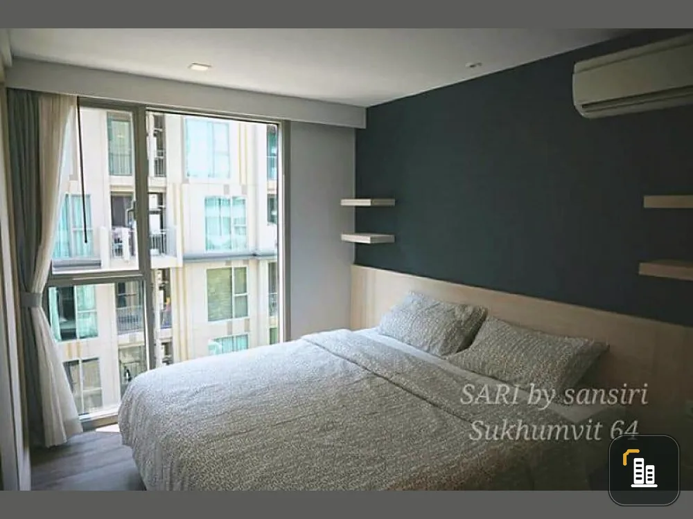 Condo for sale / rent, Sari by Sansiri, 1 bedroom, 1 bath, beautiful decorated room, fully furnished, ready to move in, cheap, urgent booking