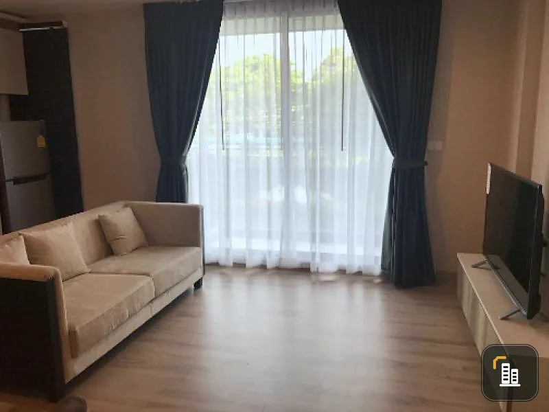 For rent, The Unique Sukhumvit 62/1, 2nd floor, room size 50 sq m, very beautiful room