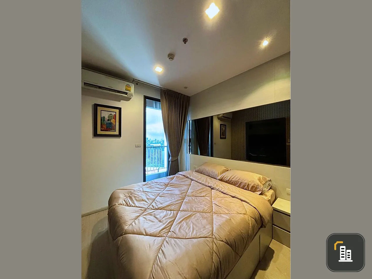 Condo for rent, Rhythm Sukhumvit 44/1, 1 bedroom, 1 bath, beautiful room, fully furnished, good view, ready to move in, book now