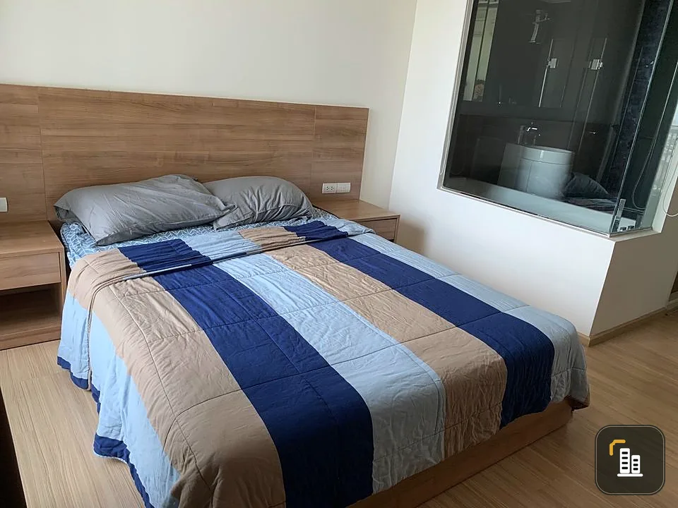 Condo for rent, Rhythm Sukhumvit 50, 1 bed, 1 bath, beautiful room, good view, fully furnished, ready to move in, book now