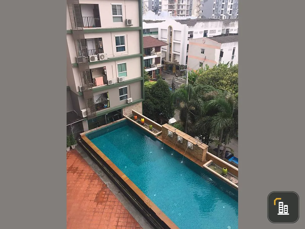 For rent, Regent Home 4, Sukhumvit 85, size 30 sq.m., 6th floor, pool view, convenient transportation, next to On Nut bts.