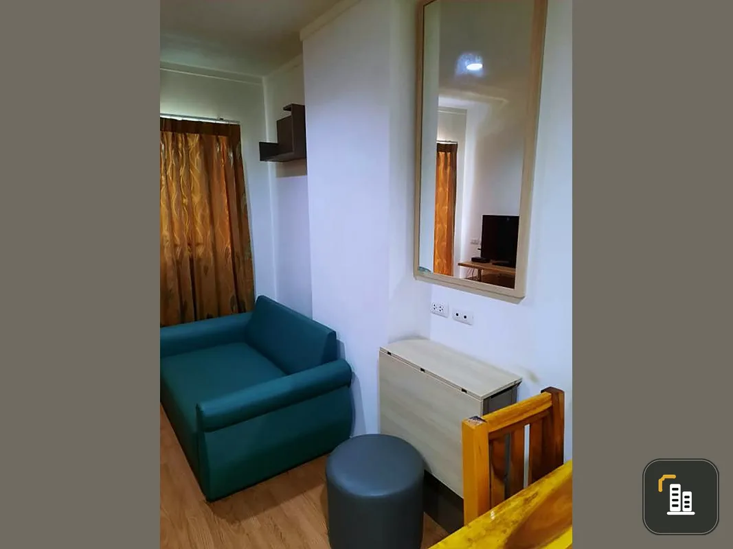 Condo for rent, Lumpini Ville Sukhumvit 77, beautiful room, fully furnished, with washing machine, pool view, large room, not uncomfortable, convenient transportation, quick booking
