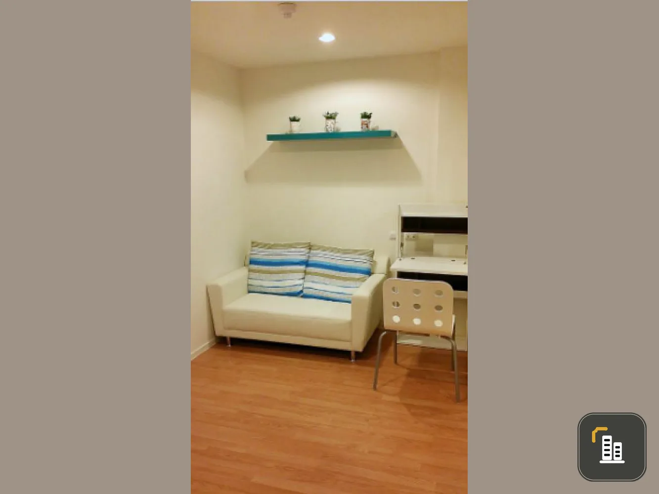 Condo for sale / rent, Lumpini Ville On Nut 46, 1 bedroom, 1 bath, 7th floor, beautiful decorated room, fully furnished, cheap