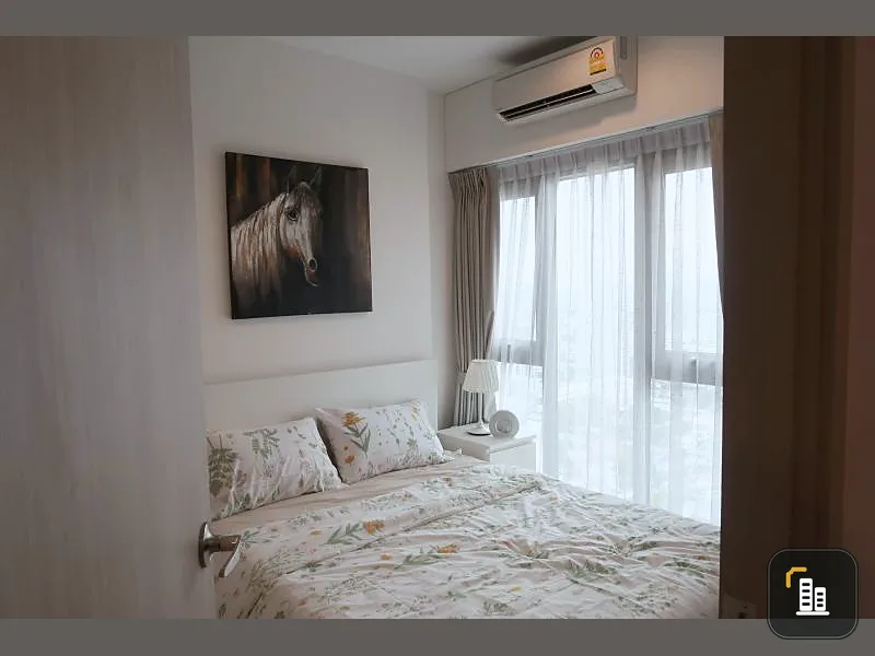 Urgent sale, Whizdom Connect Sukhumvit Condo, fully furnished, beautiful room like this, can't miss it.