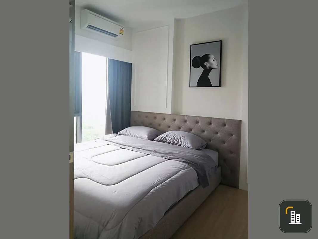 Urgent sale, Whizdom Connect Sukhumvit condo, wide room, fully furnished Can't be ready