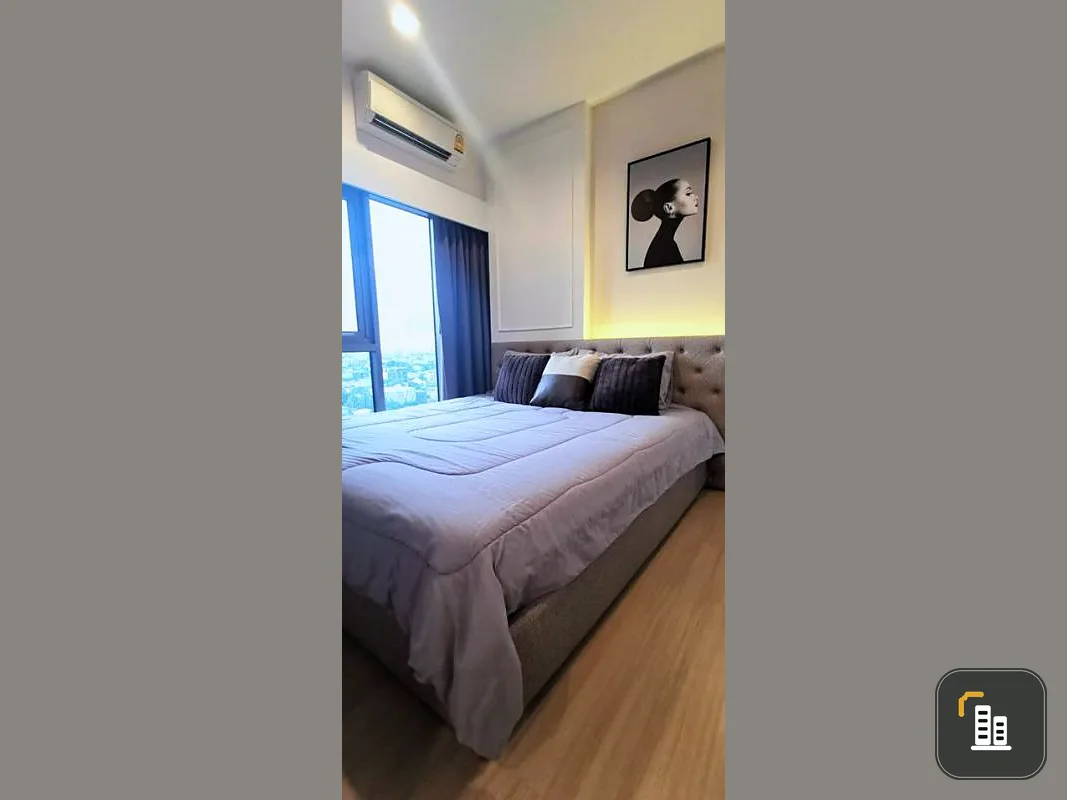 Quick sale! Whizdom Condo Punnawithi Station, beautiful room, fully furnished, good location, beautiful view, hurry!