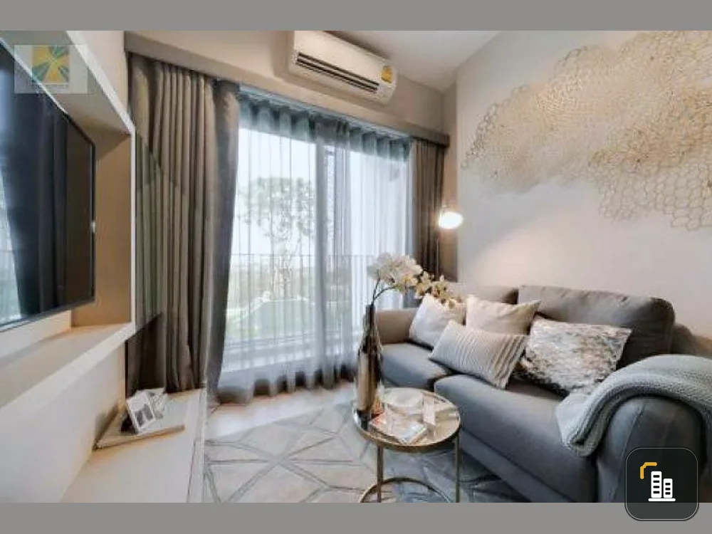 Sell / rent urgently !! Whizdom Condo Punnawithi Station, furniture with complete electrical appliances, great location, next to BTS Punnawithi, don't be slow, book now !!