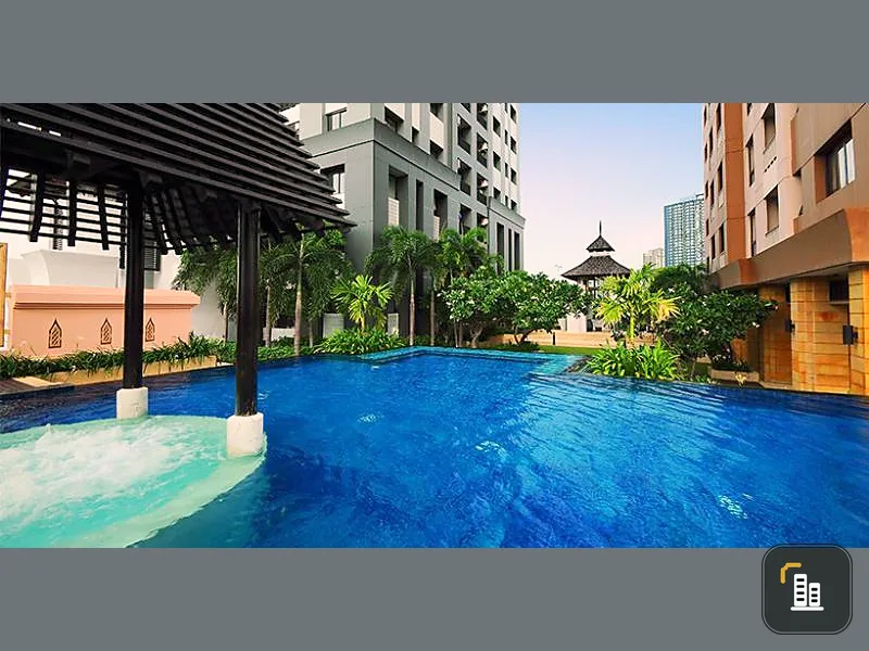 Sell Vista Garden Sukhumvit 71, size 48 sq m, 6th floor, fully furnished, convenient transportation, near bts.