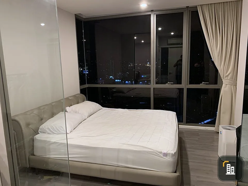 Condo for sale, The Room Sukhumvit 69, beautiful room, good view, fully furnished, 1 bedroom, very nice, hurry to become the owner immediately