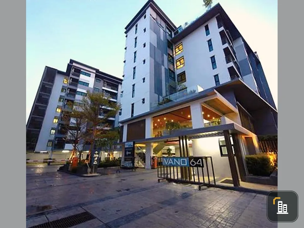 For sale The Link Vano Sukhumvit 64, size 37 sq.m., 4th floor, fully furnished, near bts Punnawithi, do not miss.