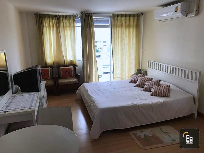 For rent, the link sukhumvit 50, size 30 sq m, fully furnished, convenient transportation, attached to bts like this, must book
