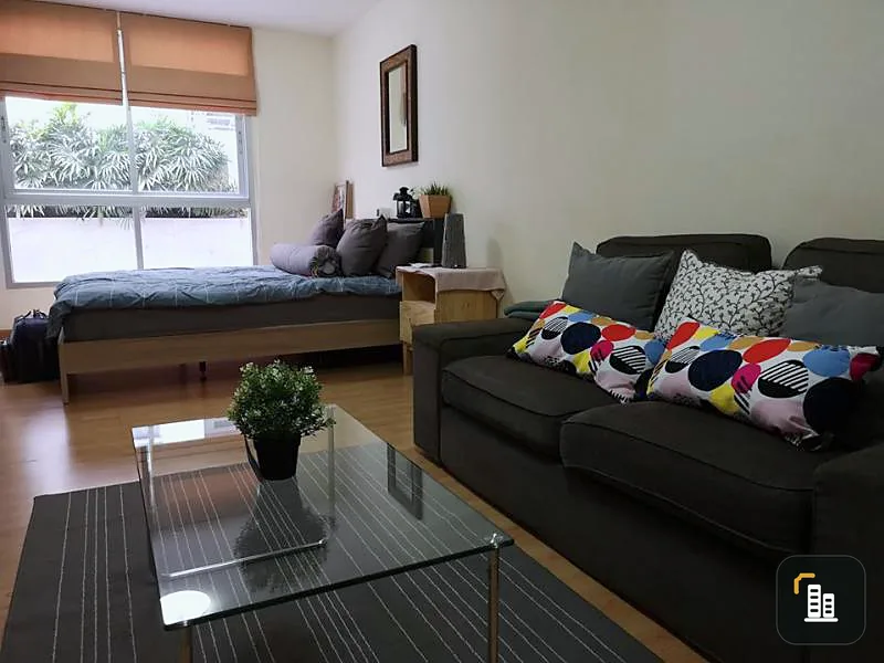 For rent, the link sukhumvit 50, building 3 studio, size 31 sq.m., beautiful room, fully furnished, move.