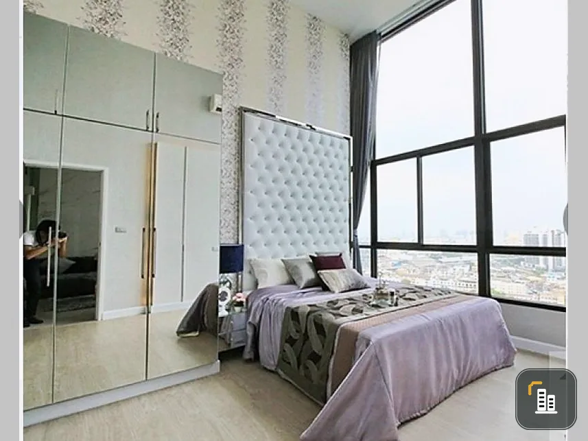 Sell / rent The Sky Sukhumvit 19th-20th floor, Duplex 2-storey, open city view, looking far, clear air.