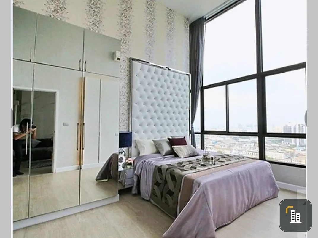 Sell / rent The Sky Sukhumvit 19th-20th floor, Duplex 2-storey, open city view, looking far, clear air.