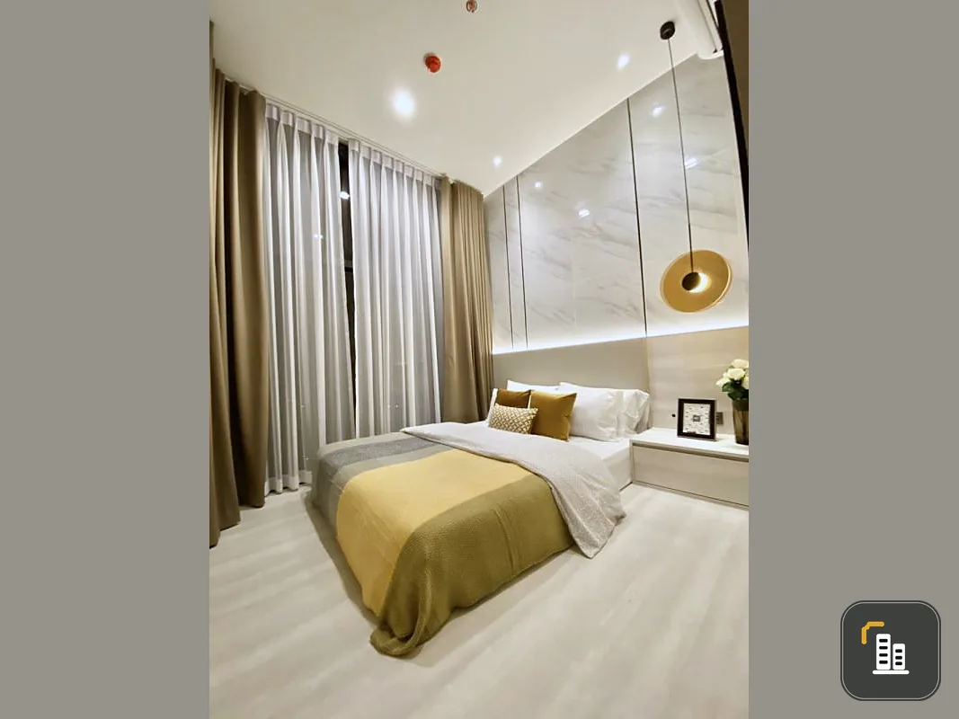 Urgent for rent !! Condo The Line Sukhumvit 101, fully furnished room, ready to move in, good location, convenient transportation, can't miss it !!