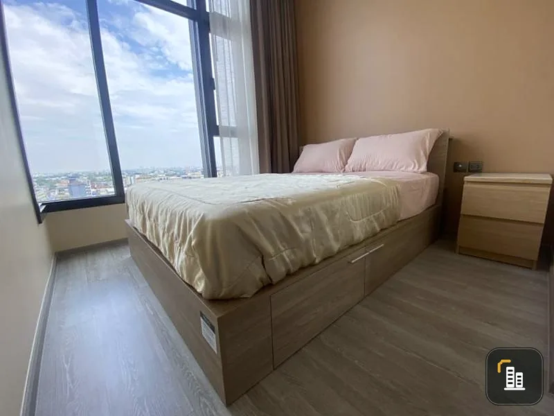 Give me a shot. Urgent !! Condo The Line Sukhumvit 101, fully furnished with electrical appliances, convenient to travel, book now !!