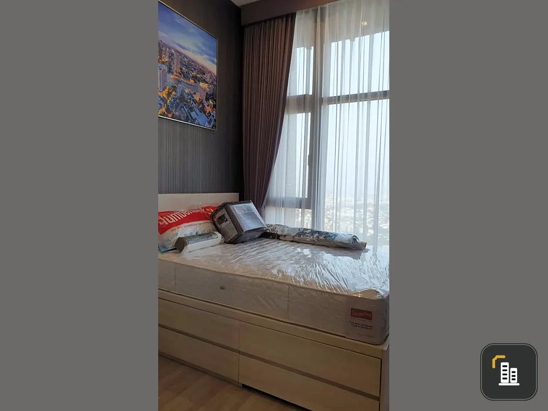 Urgent for rent !! Condo The Line Sukhumvit 101 built-in furniture. And electrical appliances, good location, close to shopping centers, don't miss it !!