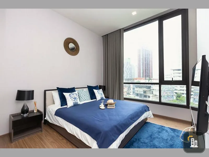 Condo for rent, The Line Sukhumvit 71, beautiful room, beautiful decoration, fully furnished, hurry!