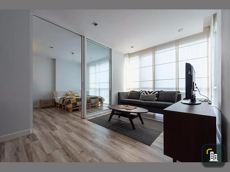 Condo for sale, The Room Sukhumvit 64, size 40 sq.m., beautiful view, open, ready to furniture