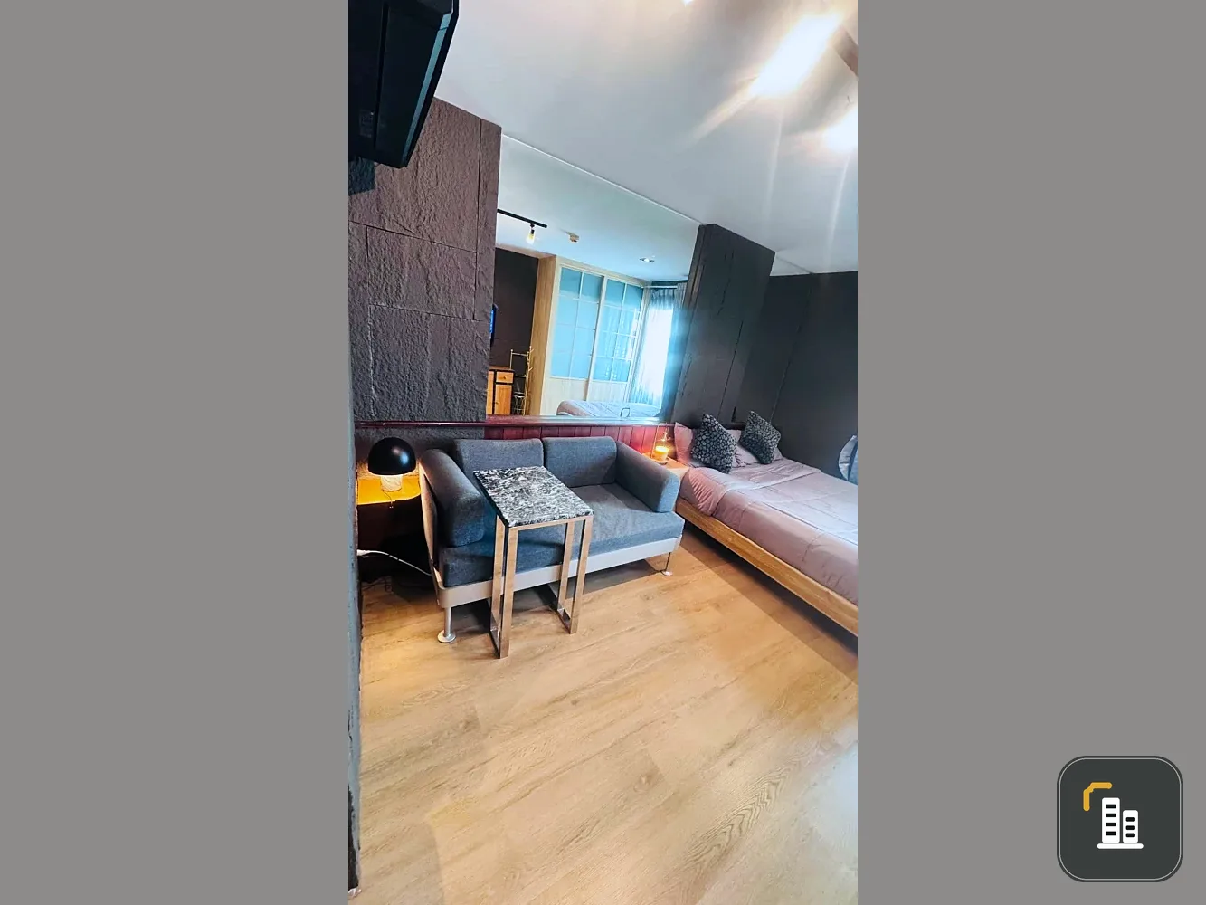 For rent, Elio Sukhumvit 64 Studio, size 22 sq m, beautiful room, fully furnished, with washing machine, good value