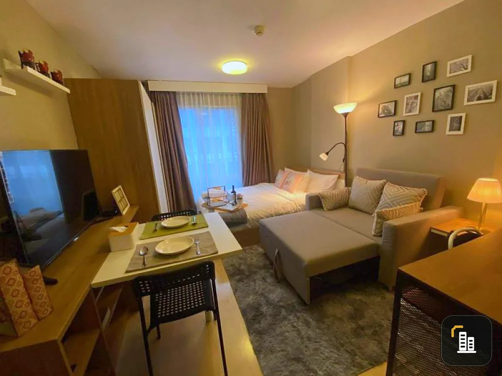 Condo for rent / sale, Elio Sukhumvit 64, beautiful room, fully furnished, very beautiful, very suitable for investment, easy to travel, near BTS, do not miss it.