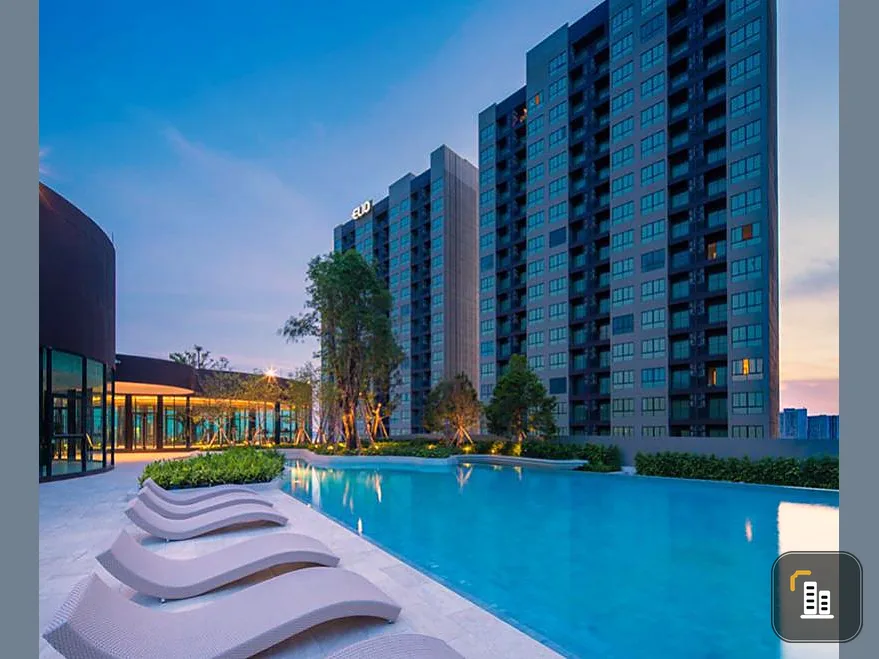 Urgent for rent !! Elio Del Nest Pool View Condo Furniture decoration And electrical appliances near BTS Udomsuk. Book now !!
