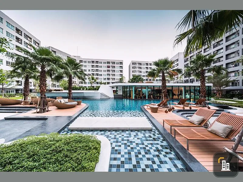 Condo for sale ELIO DEL RAY Sukhumvit 64, size 24 sqm., 4th floor, fully furnished, near bts, 2 stations.