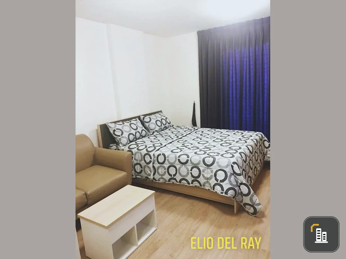 Sale / Rent Elio del ray Sukhumvit 64 Studio 24 sq m, fully furnished, next to BTS Punnawithi - Udomsuk, do not miss.