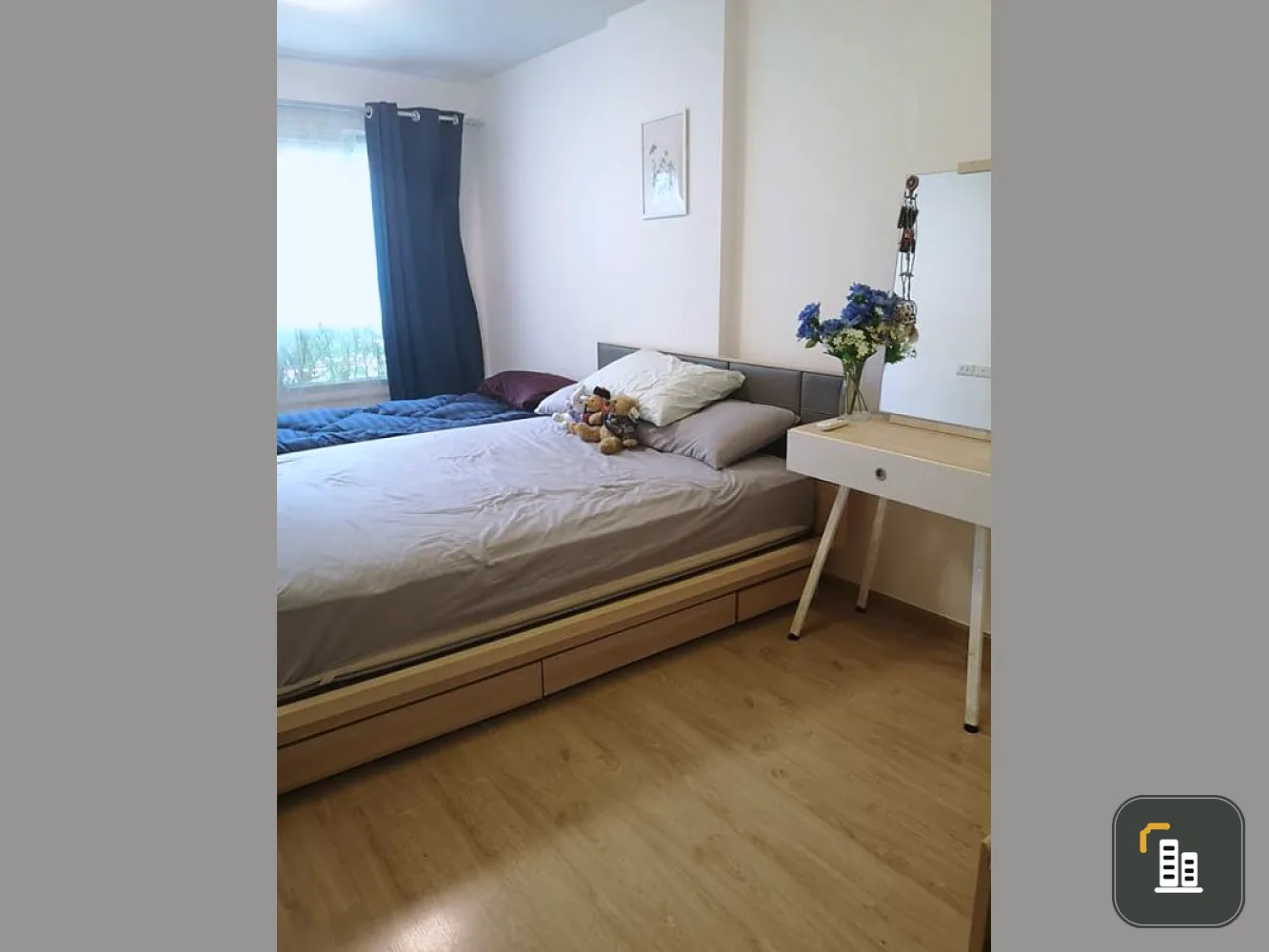 Urgent sale / rent Elio del ray Condo Sukhumvit 64 near BTS Udom Suk, garden view, there is a washing machine. I don't hurry. I'm sorry.