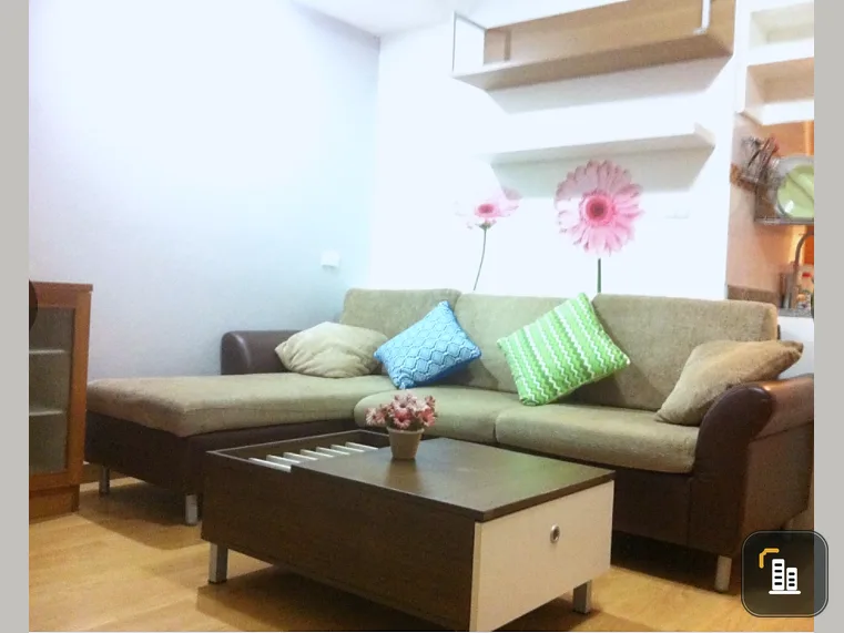 Condo for sale Supalai Park Phaholyothin 21, separate rooms. Good for heart like this. Hurry up.