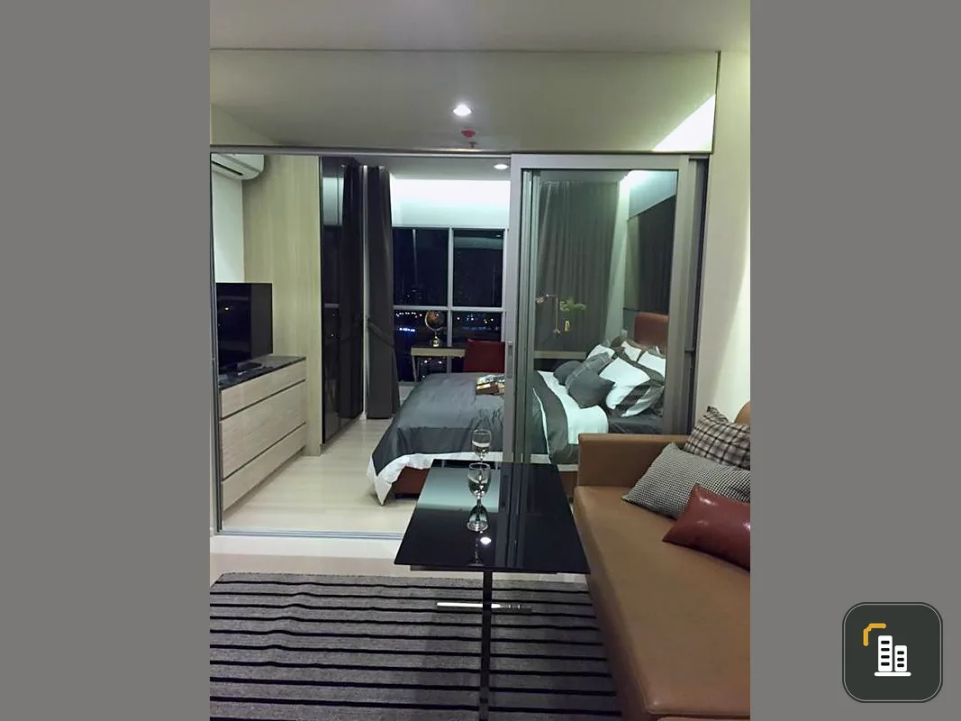 For rent, Aspire Sukhumvit 48, near BTS Phra Khanong, beautiful room, fully furnished, ready to move in.