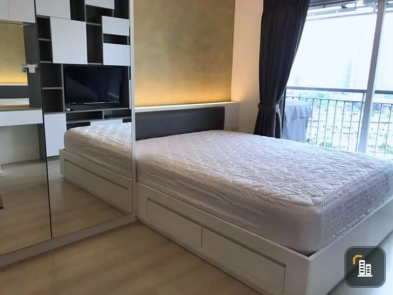 Sell / Rent Aspire Sukhumvit 48 Size 28 sq m 1 bedroom 1 bathroom open view with fully furnished.