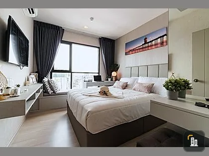 Condo for sale, Life Sukhumvit 48, city view, open, unblocked view, closed kitchen, balcony, near BTS Phra Khanong.