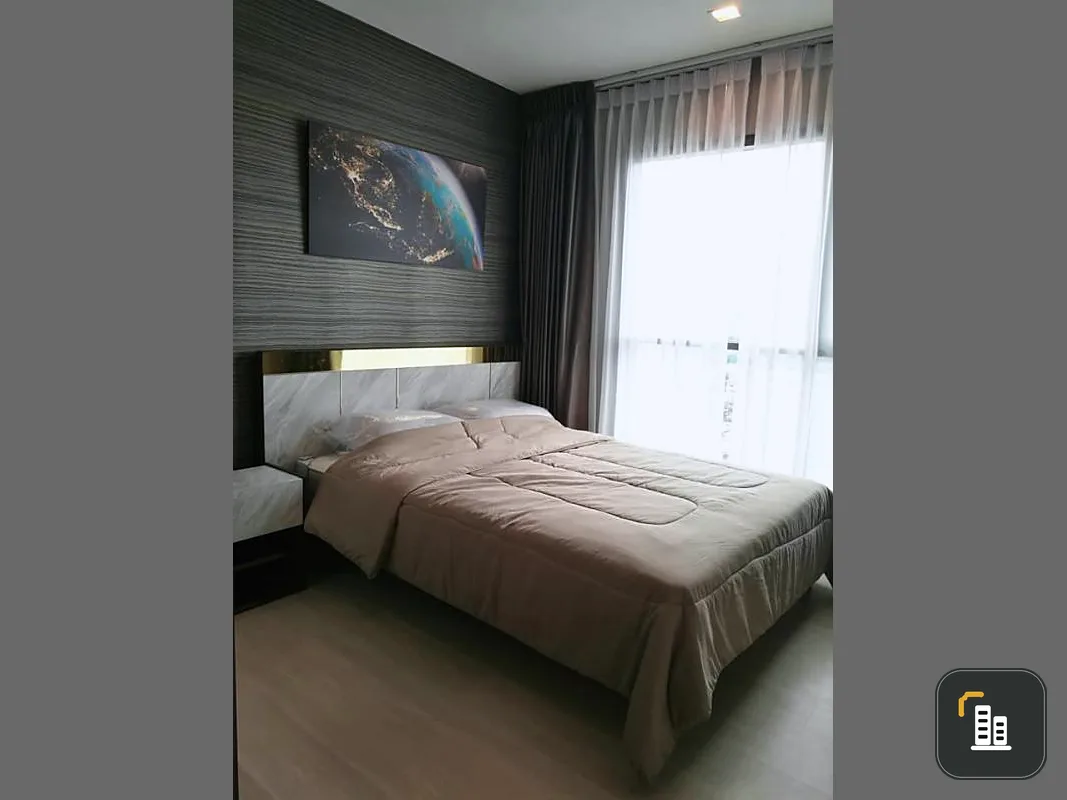 Life Sukhumvit 48 for sale, high floor, beautiful view, fully furnished, has washing machine. complete convenience