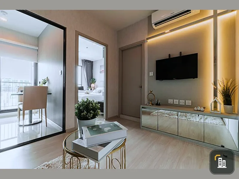 Urgent sale, Life Condo Sukhumvit 48, size 31 sq m, 27th floor, no block view, beautiful room, fully furnished, must book