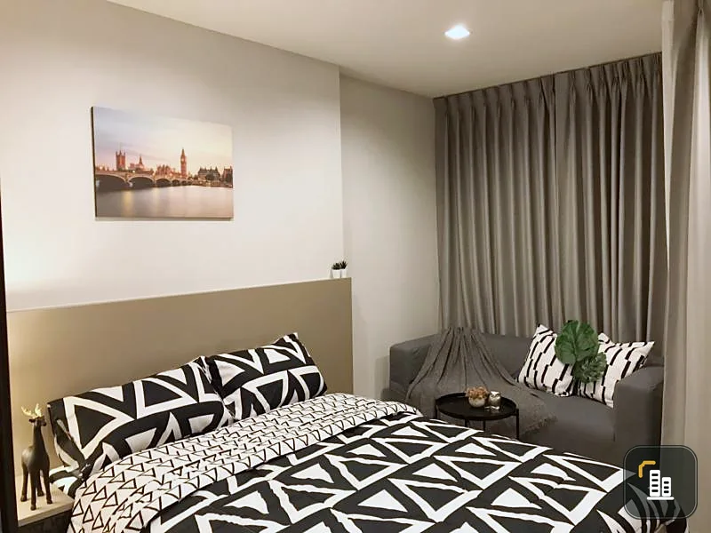 For rent, Life Sukhumvit 62, beautiful room, fully furnished, ready to move in, hurry !!