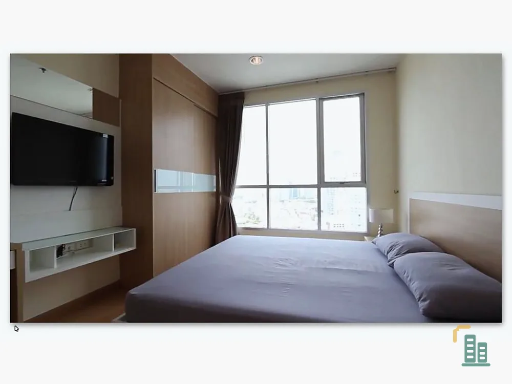 Condo for rent at Life @ Sukhumvit 65, fully furnished, complete appliances, unblocked view, very pleasant atmosphere.
