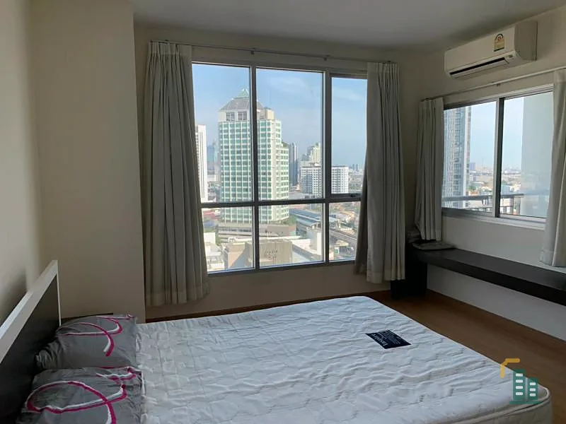 Condo for rent Life @ Sukhumvit 65, private corner room, beautiful view, fully furnished Central, most convenient.