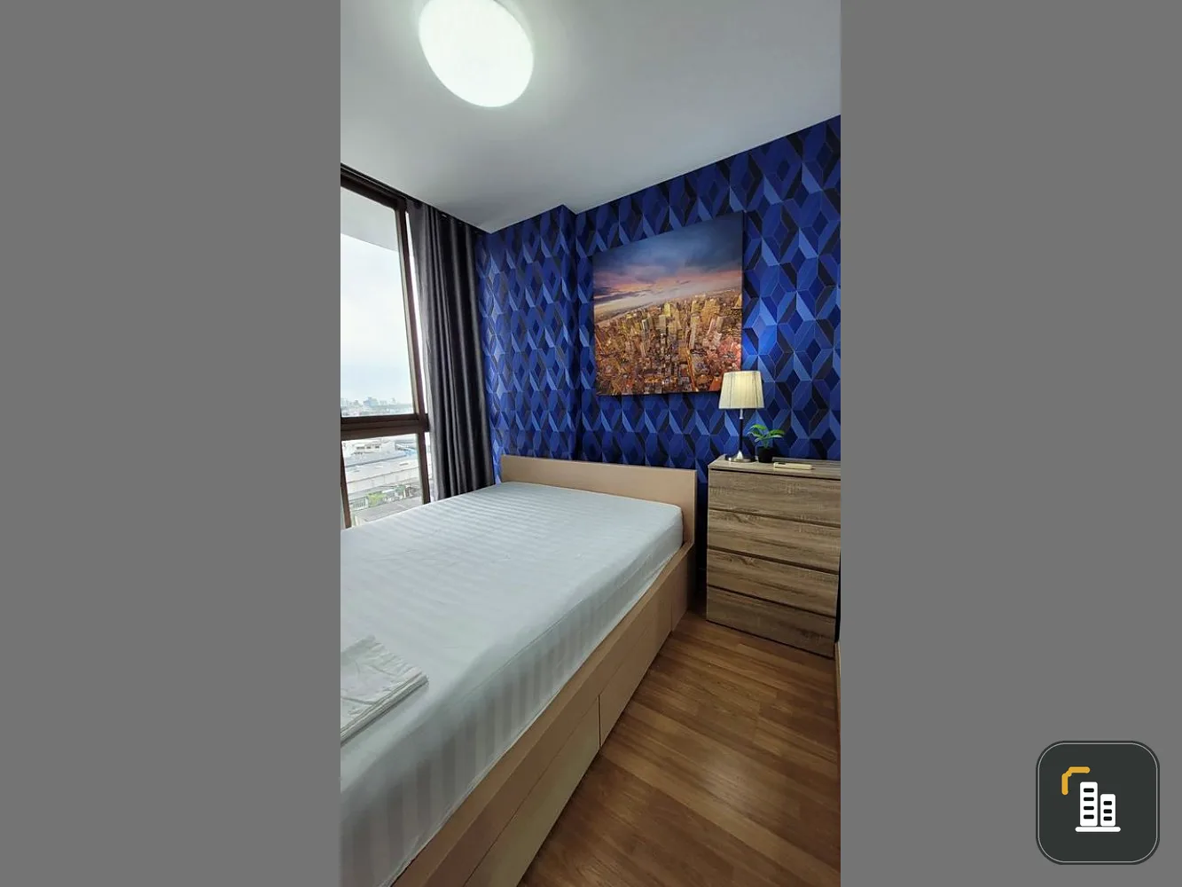 Condo for rent, Ideo Mix Sukhumvit 103, beautiful room, high floor, beautiful view, lots of furniture, close to BTS, come quickly.