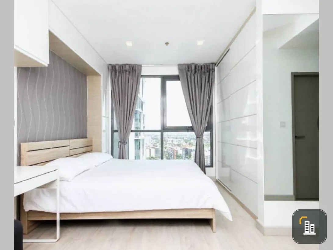 Condo for sale / rent, Ideo Mobi Sukhumvit, high floor, beautiful view, ready to wait for the owner