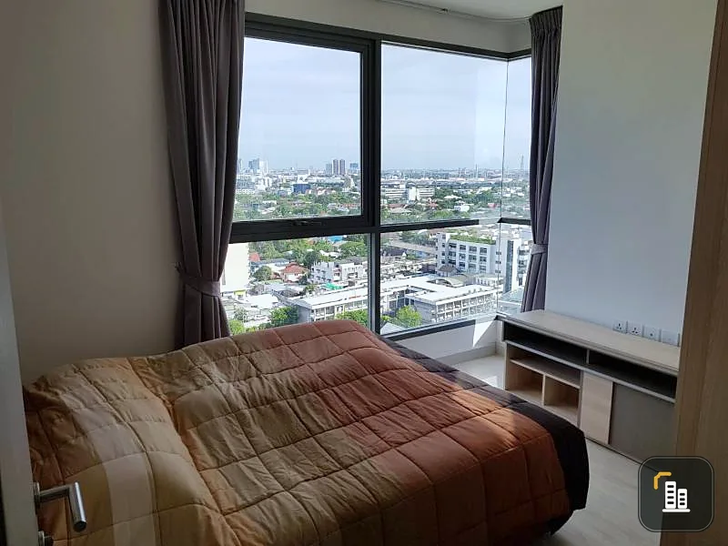 ondo for rent, Ideo Mobi Sukhumvit, beautiful room, next to BTS, city view, very beautiful, fully furnished, hurry, a room like this, come