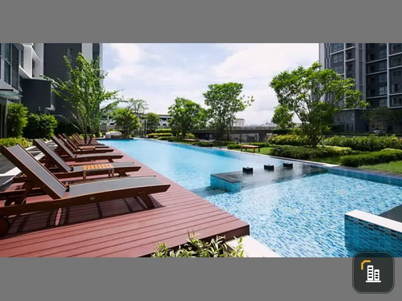 Urgent for rent !! Ideo Mobi Sukhumvit Condo, Bang Kachao River view, high floor, prime location, close to shopping area Meet your needs, book now !!