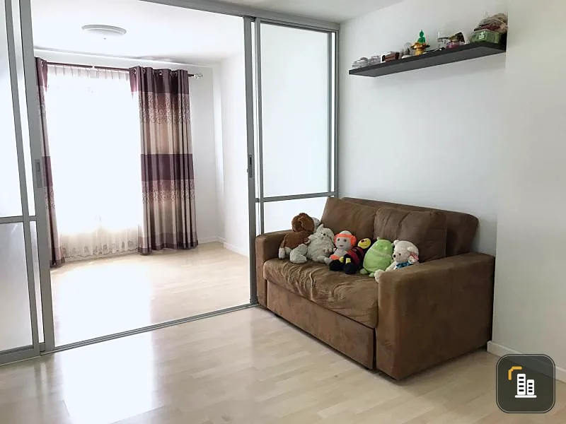 Condo for sale, D Condo Ramkhamhaeng 64, clean room, beautiful, beautiful enough decoration, add it to add as needed, do not miss it.