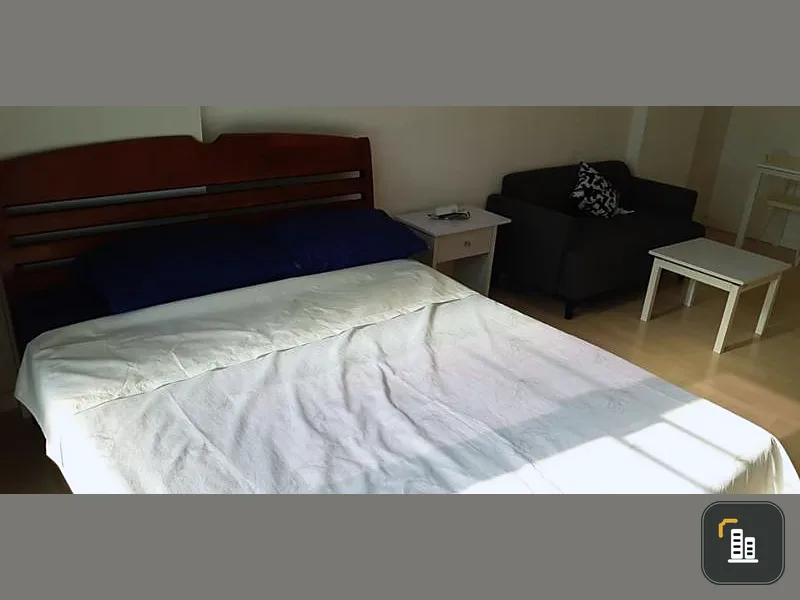 Condo for sale or rent, D Condo Ramkhamhaeng 64, new room, fully furnished, good view, ready to drag your luggage in.