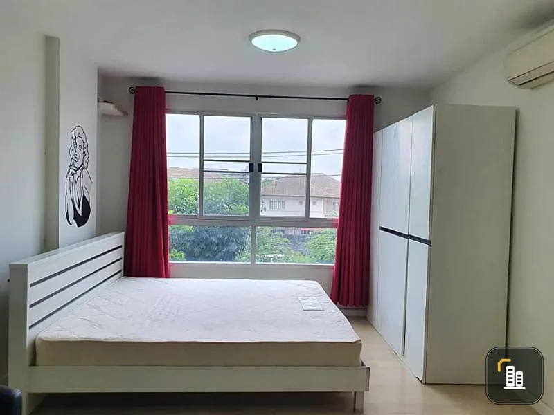 Condo for sale D condo Ramkhamhaeng 64 corner room, fully furnished, decorated, minimalist style room Ask for more information.
