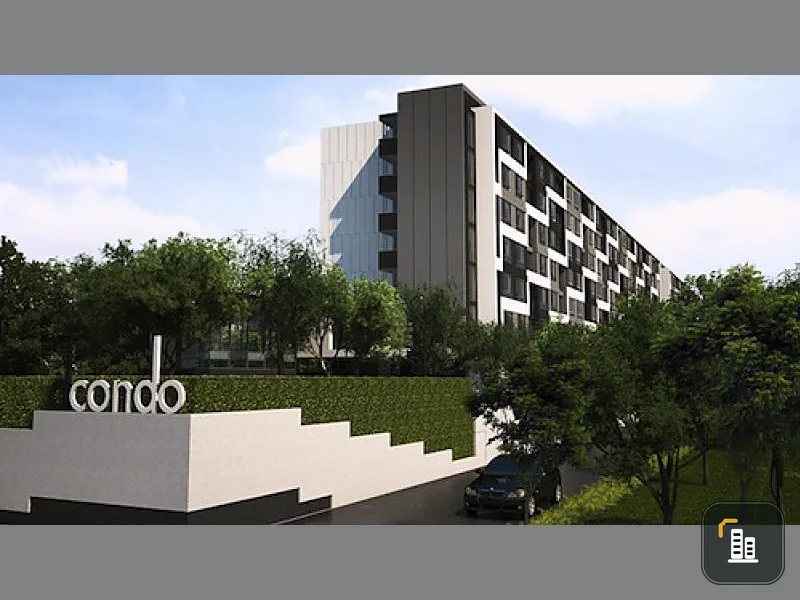 Condo for sale, D Condo Ramkhamhaeng 64, ready to move in, good location, convenient transportation, near Samlee intersection, do not wait.