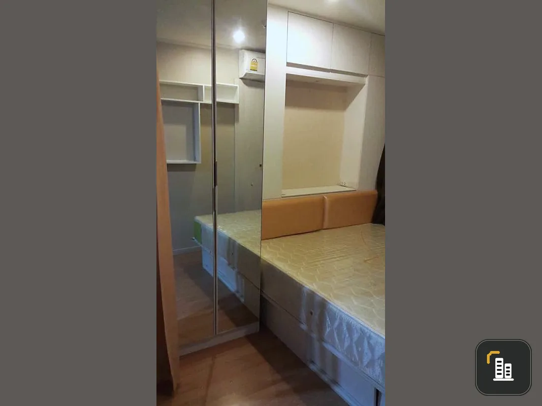 Condo for rent Lumpini Ville Ramkhamhaeng 60/2, high floor, beautiful view, built-in furniture, the whole room, do not wait.
