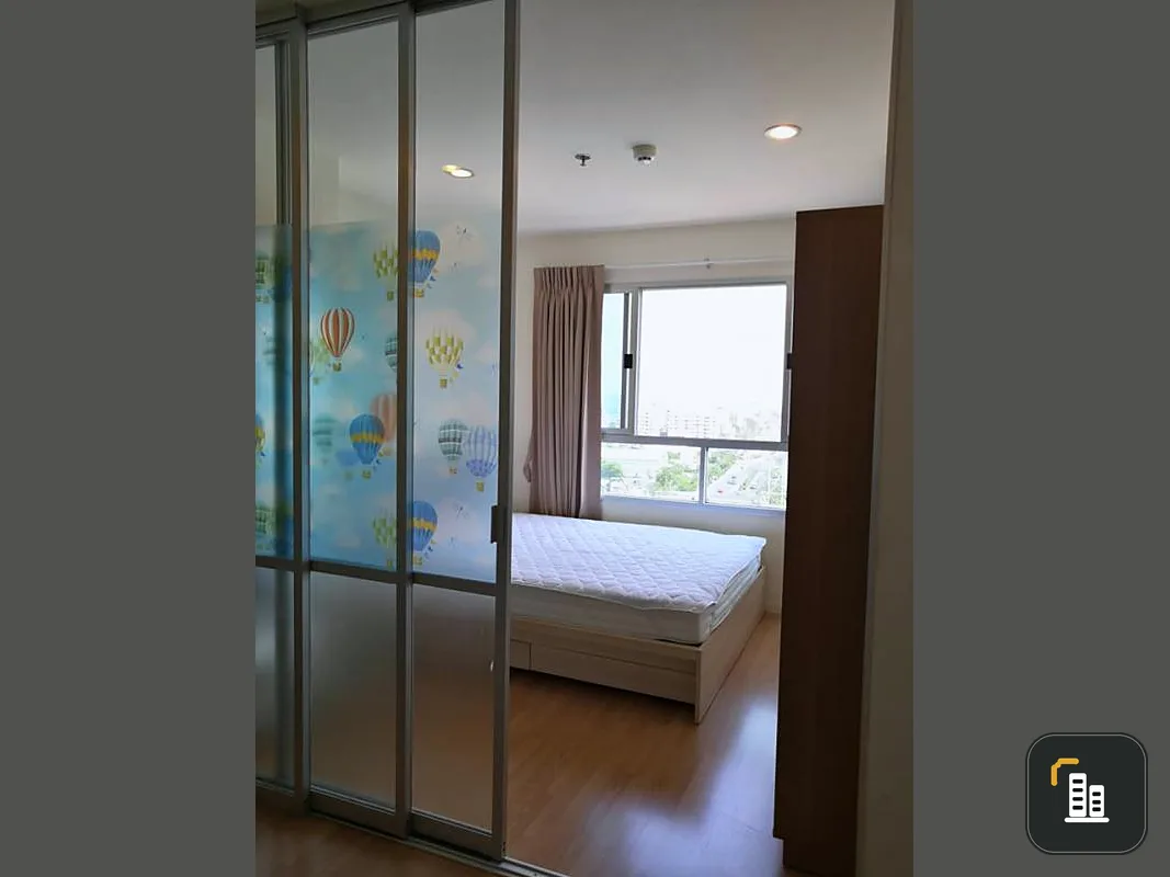 Condo for rent / sale, Lumpini Ville Ramkhamhaeng 60/2, high floor, fully furnished, very private corner room.